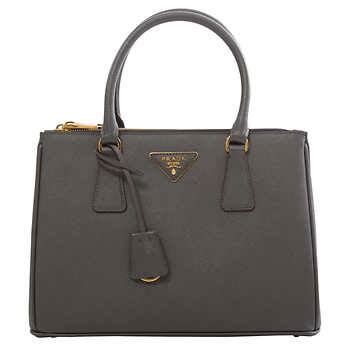 Prada Saffiano Lux Small Bag, Mercurio 